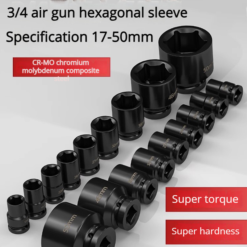 Heavy Equipment Repair - 3/4 Inch Hex Socket Heavy Duty