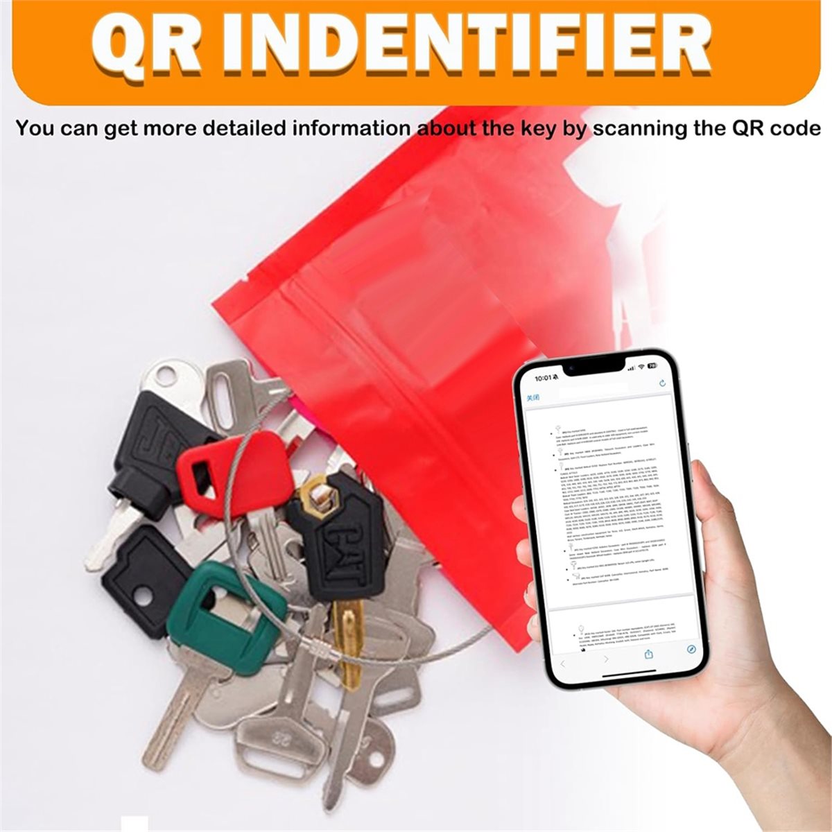 Heavy Equipment Contractors - 50 Heavy Equipment Keys Master Set,