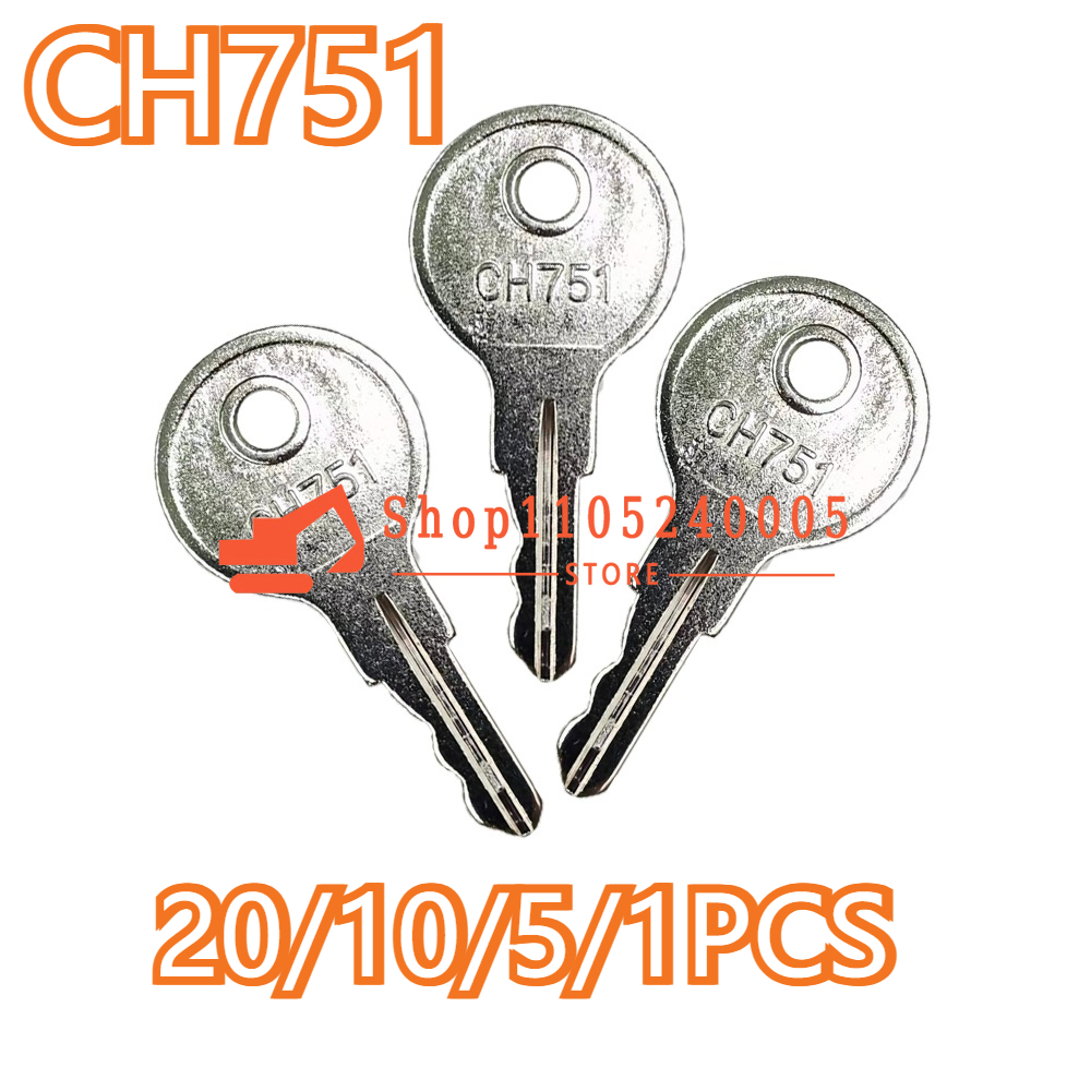 Heavy Equipment Keys Master Set - 20/10/5/1PCS CH751 New Universal Replacement Keys