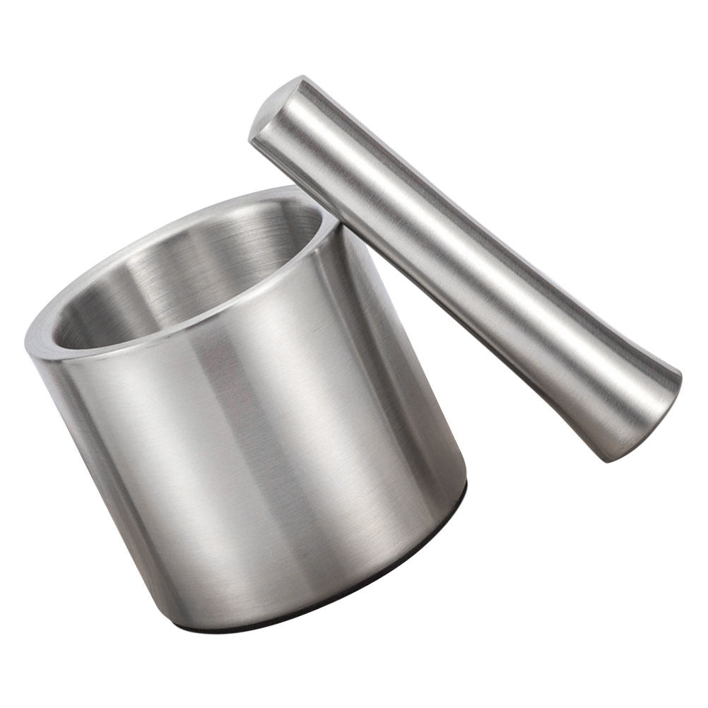 Heavy Equipment Grinder - 1Set Stainless Steel Garlic Mortar and
