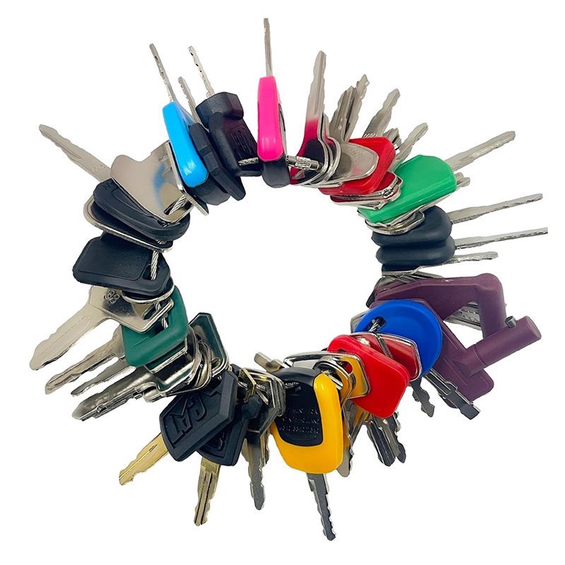 Heavy Equipment Contractors - ABYN-Heavy Equipment 50-Key Master Set For