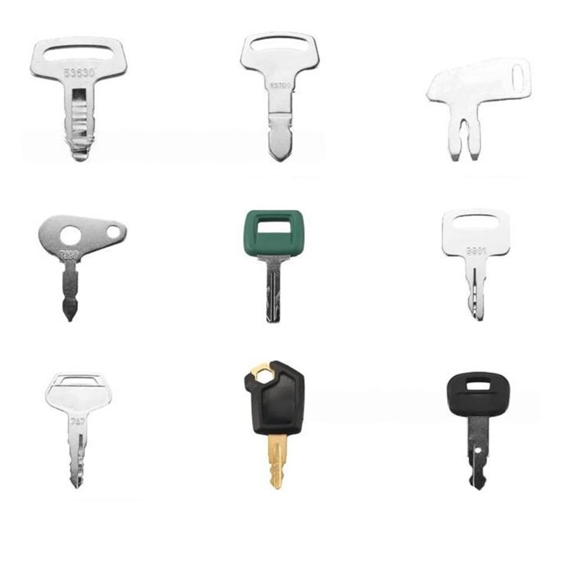 New Shown-Ignition Key Set For - Heavy Equipment Keys Master Set recension och pris