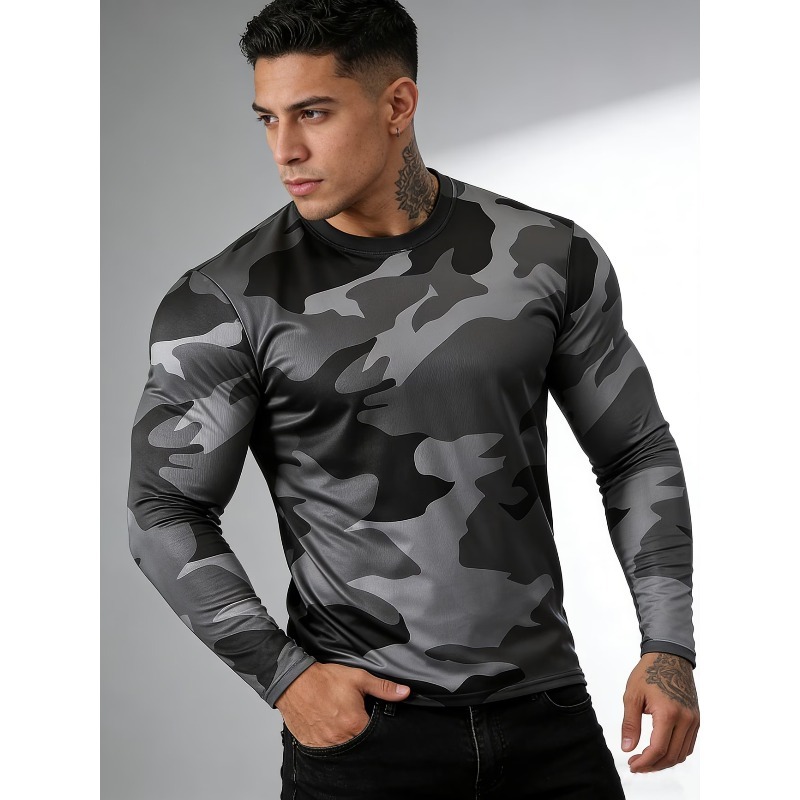 Long Sleeved T-shirt Camouflag - Heavy Equipment Operator Shirts recension och pris