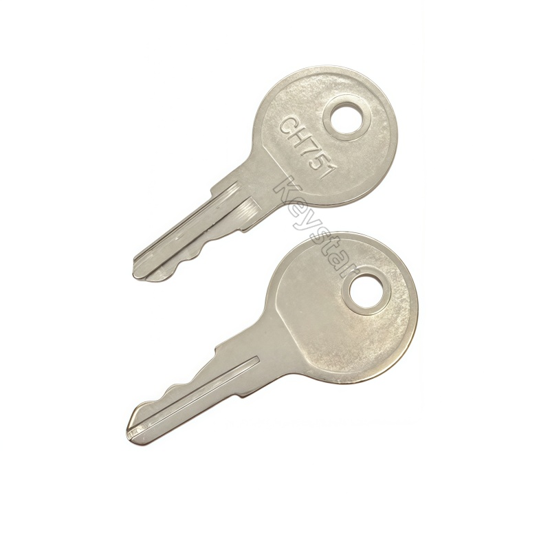 5pcs CH751 Copper Key Blank Un - Heavy Equipment Keys Master Set recension och pris