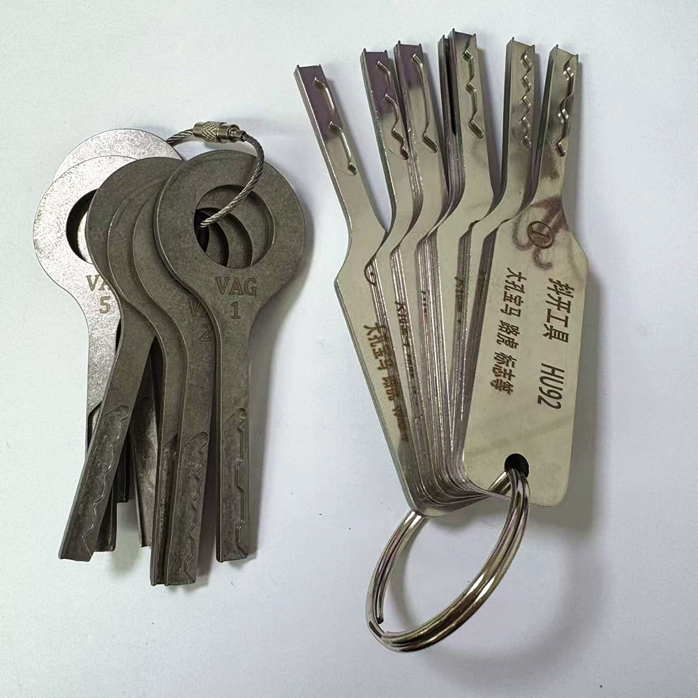 7PCS/set HU92 HU66 Strong Powe - Heavy Equipment Keys Master Set recension och pris
