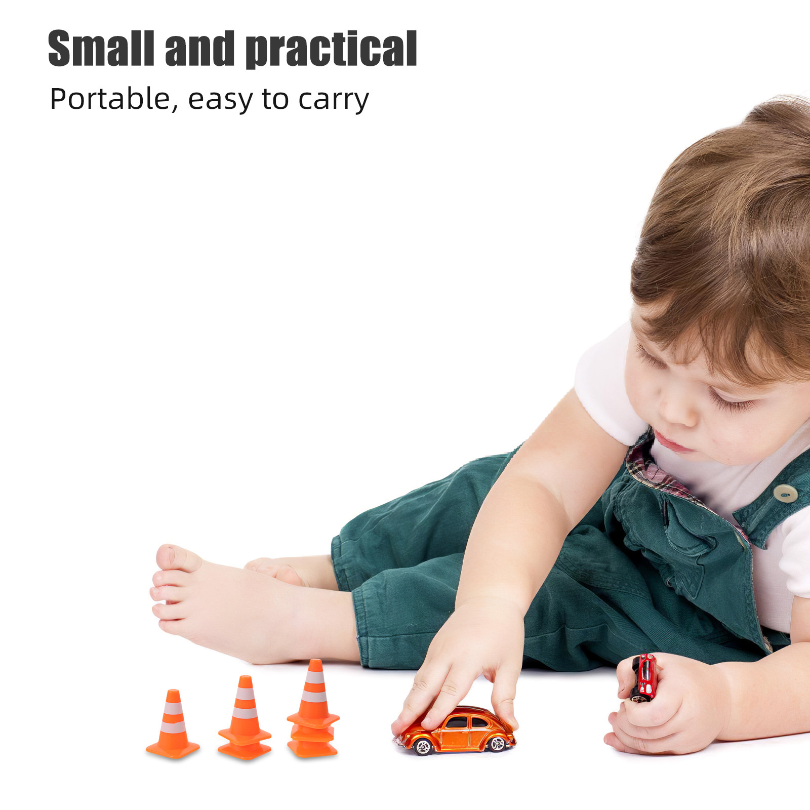 16Pcs Road Sign Mini Construct - Road Traffic Cone recension och pris