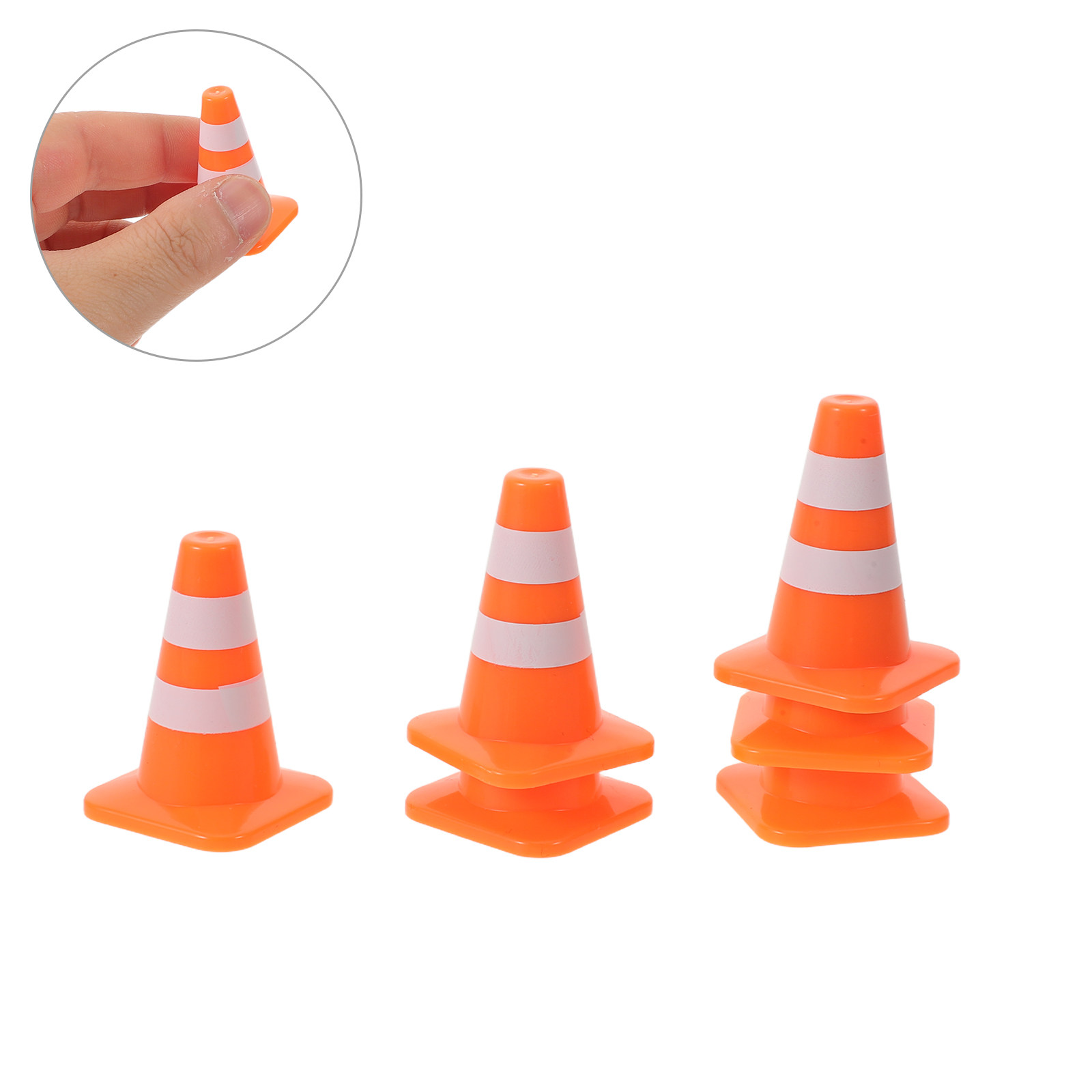 16Pcs Road Sign Mini Construct - Road Traffic Cone recension och pris