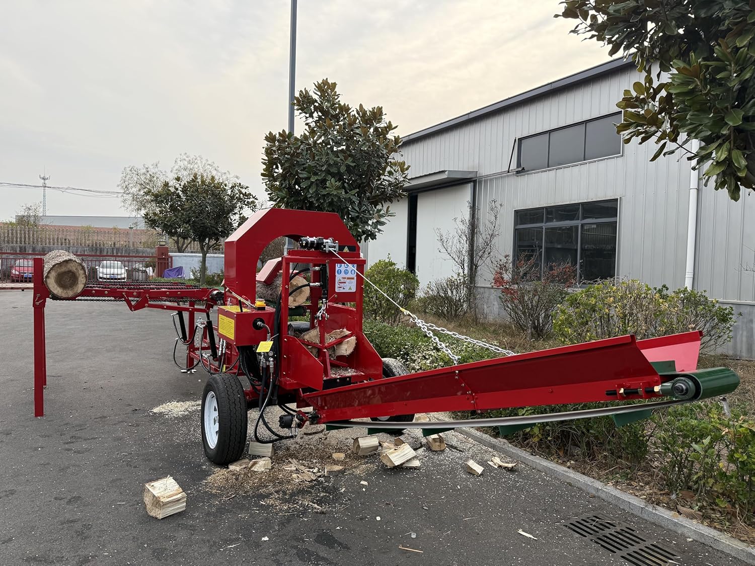 Heavy Duty 45 ton Firewood Cut - Heavy Equipment Grinder recension och pris