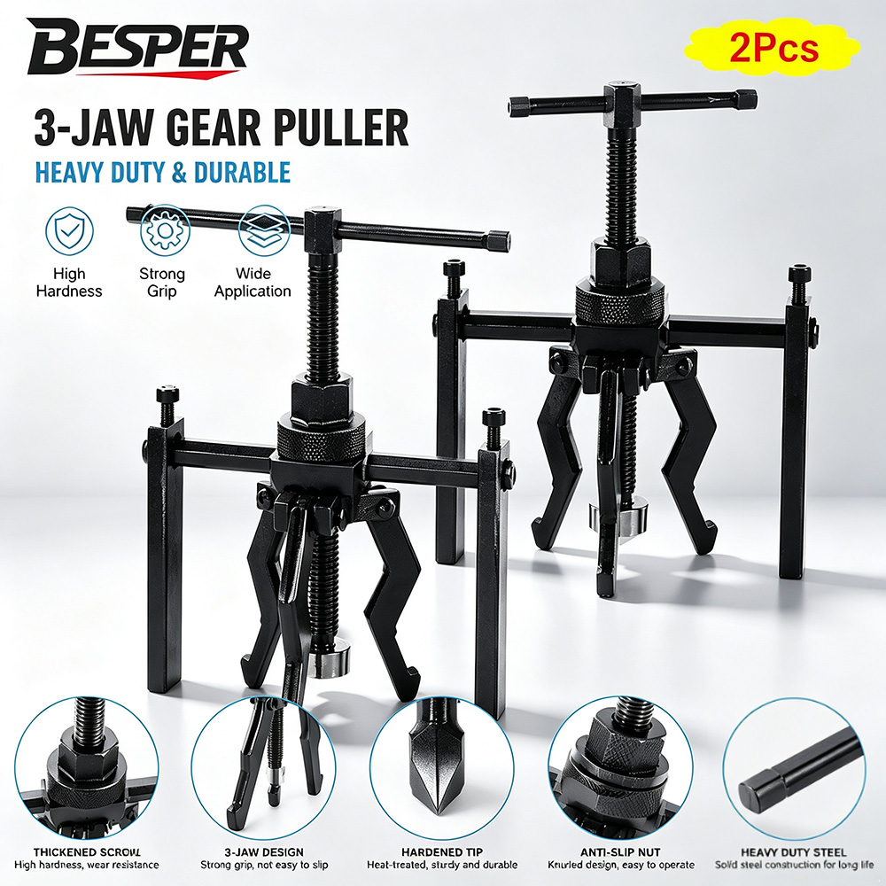 3 Jaw Bearing Puller Tool Heav - Heavy Equipment Grinder recension och pris