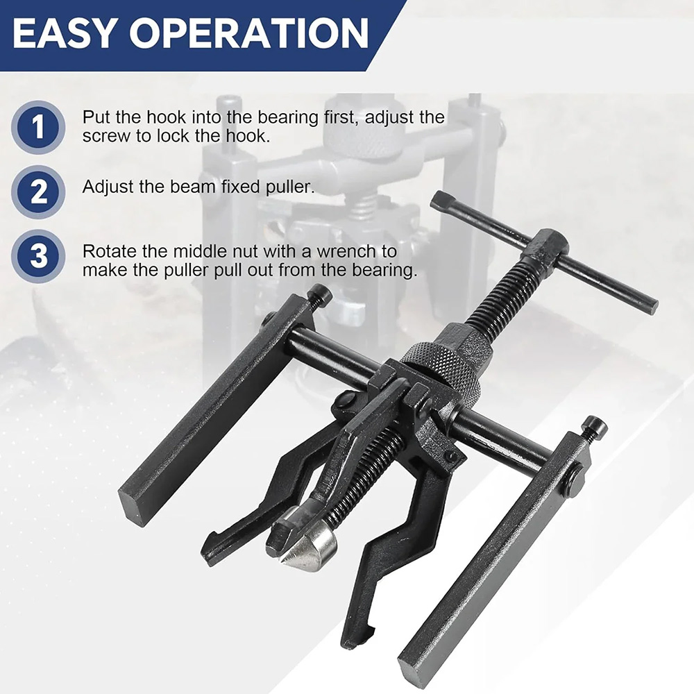 3 Jaw Bearing Puller Tool Heav - Heavy Equipment Grinder recension och pris