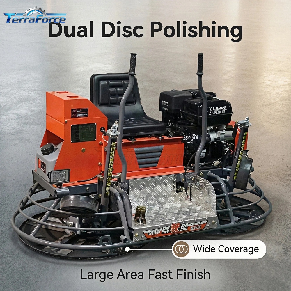Terraforce Industrial 13HP Eng - Power Trowel Concrete recension och pris