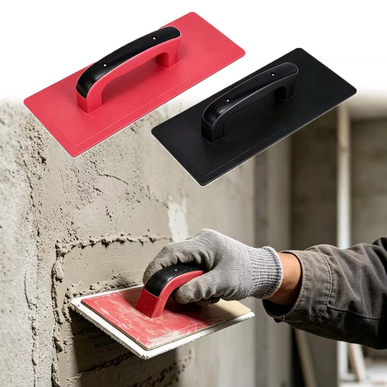 Heavy-Duty Plastic Finishing T - Power Trowel Concrete recension och pris