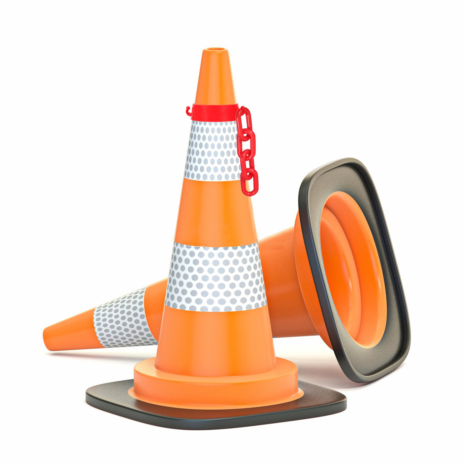 4Pcs Plastic Traffic Cone Buck - Road Traffic Cone recension och pris